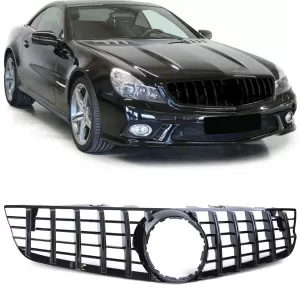 image-50-Sport hűtőrács fényes fekete Mercedes SL R230 Facelift 08-12