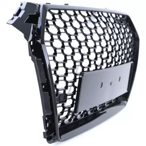 Honeycomb Sport Grille without Emblem Gloss Black for Audi A4 B9 8W 15-19
