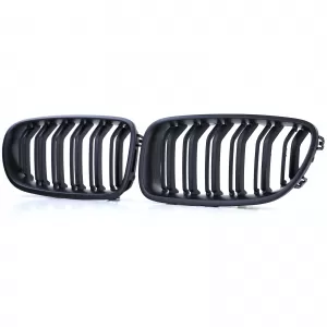 Double Slat Performance Black Kidney Grille for 5 Series BMW F10 F11 2010-2017