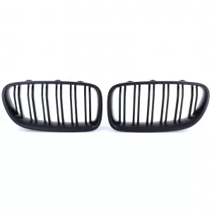 Double Slat Performance Black Kidney Grille for 5 Series BMW F10 F11 2010-2017