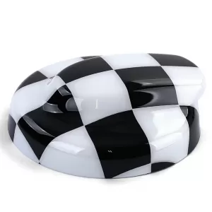 Fuel cap cover black white suitable for Mini R56 R57 R58 R59 R60