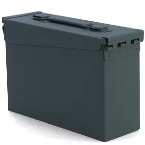 Ammunition box Ammo Box metal case transport metal box 275x97x185mm green