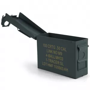 Ammunition box Ammo Box metal case transport metal box 275x97x185mm green