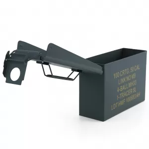 Ammunition box Ammo Box metal case transport metal box 275x97x185mm green