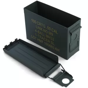 Ammunition box Ammo Box metal case transport metal box 275x97x185mm green