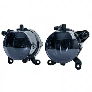 Clear Glass Fog Light Set Black Smoke for BMW 3 Series E46 Coupe Convertible 99-03
