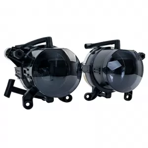 Clear Glass Fog Light Set Black Smoke for BMW 3 Series E46 Coupe Convertible 99-03