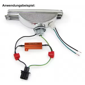 Canbus resistor against error message for LED bulbs 12v 50w pair