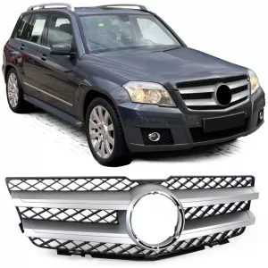 image-44-Sport hűtőrács fekete-ezüst Mercedes GLK X204 facelift előtti 08-12