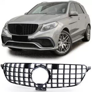 Sport grille gloss black suitable for Mercedes GLE W166 15-19