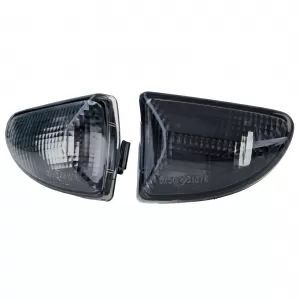 Side indicator set black smoke for Smart ForTwo Cabrio Coupe 451 2007-2015
