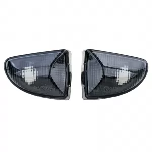 Side indicator set black smoke for Smart ForTwo Cabrio Coupe 451 2007-2015