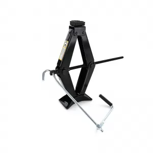 Jack auto cu cric tip foarfeca, asistență rutieră, capacitate de până la 2T, negru, 115MM-400MM-image-6202123