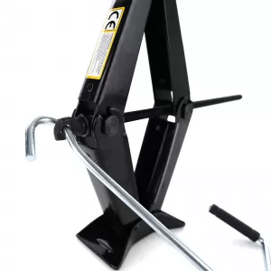 Jack auto cu cric tip foarfeca, asistență rutieră, capacitate de până la 2T, negru, 115MM-400MM-image-6202124