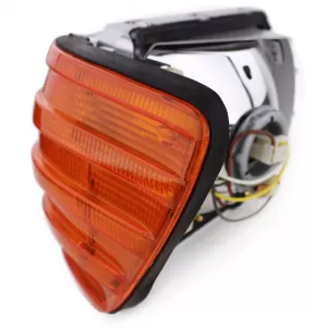 Set di fari senza LWR 6 pin destro + sinistro adatto per Mercedes SL R107 SLC C107-image-6202131