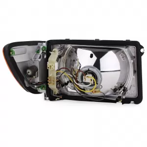 Set di fari senza LWR 6 pin destro + sinistro adatto per Mercedes SL R107 SLC C107-image-6202133