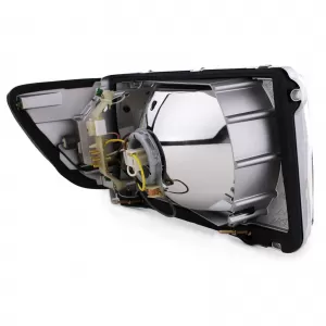 Set di fari senza LWR 6 pin destro + sinistro adatto per Mercedes SL R107 SLC C107-image-6202134