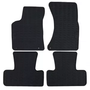 Car Rubber Floor Mats Black Premium Set for Audi Q5 8R 09-17