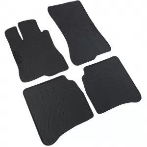 Car Rubber Floor Mats Black Premium Set for Mercedes S-Class W221 05-13