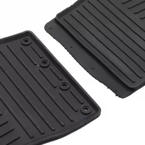 Car Rubber Floor Mats Black Premium Set for Hyundai Santa Fe 3 DM 12-18