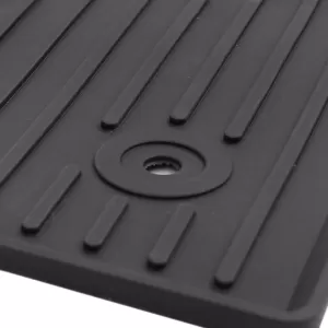 Car Rubber Floor Mats Black Premium Set for Hyundai Santa Fe 3 DM 12-18