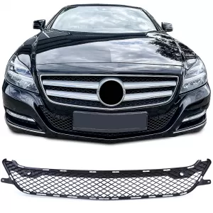 Radiator grille mesh in bumper for Mercedes CLS C218 X218 11-14 without AMG package