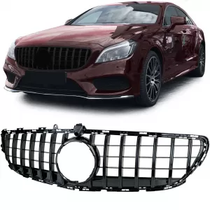 Sport grille black gloss fits Mercedes CLS C218 X218 Facelift 14-18