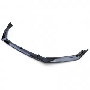 CUP front spoiler lip gloss black for VW Polo 5 6C 14-17