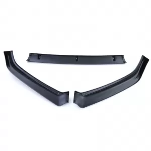 CUP front spoiler lip gloss black for VW Polo 5 6C 14-17