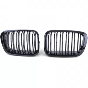 Double-slat Performance Gloss Grille for 3 Series BMW E46 Sedan Touring 98-01