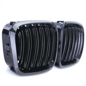 Double-slat Performance Gloss Grille for 3 Series BMW E46 Sedan Touring 98-01