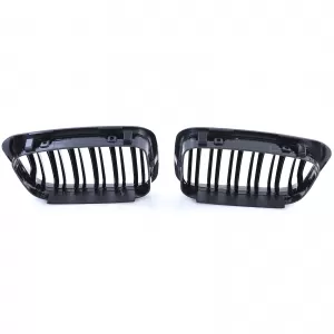 Double-slat Performance Gloss Grille for 3 Series BMW E46 Sedan Touring 98-01