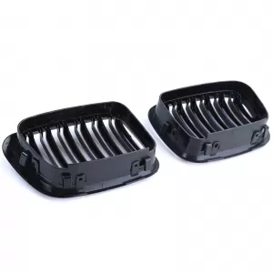 Double-slat Performance Gloss Grille for 3 Series BMW E46 Sedan Touring 98-01