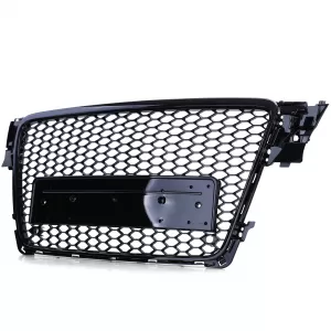 Honeycomb Sport Grille without Emblem Gloss Black for Audi A4 B8 8K 07-11