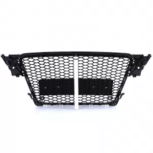 Honeycomb Sport Grille without Emblem Gloss Black for Audi A4 B8 8K 07-11
