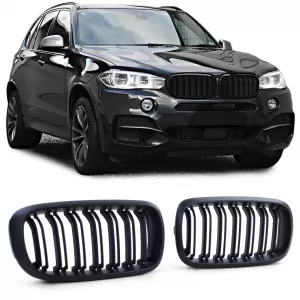 Sport double-slat performance matte front grille suitable for BMW X5 F15 X6 F16