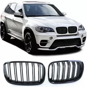 Sport double-slat performance glossy grille suitable for BMW X5 E70 X6 E71