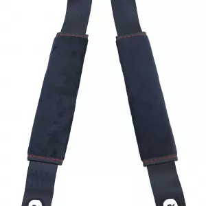 Tenzo-R Sport 3-point harness seat belt with belt pad black set