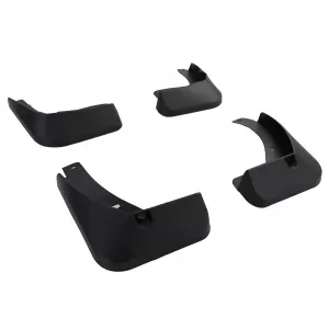 Mud flap set front and rear black for VW Golf 7 12-17