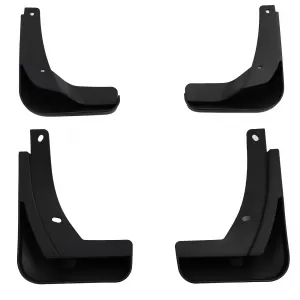 Mud flap set front and rear black for VW Golf 7 12-17