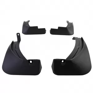 Mud flap set front and rear black for VW T-Roc from 2017