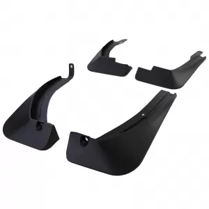 Mud flap set front and rear black for VW T-Roc from 2017
