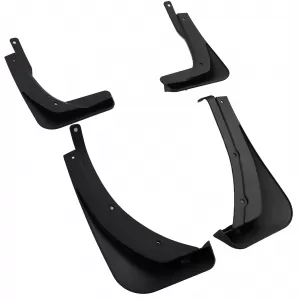 Mud flap set front and rear black for VW T-Roc from 2017