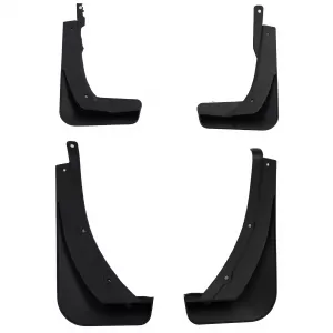 Mud flap set front and rear black for VW T-Roc from 2017
