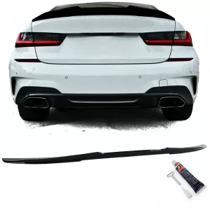 image-13-Ducktail hátsó spoiler fényes fekete BMW 3-as G20 sedan 2019-