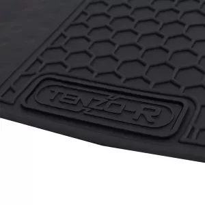 Car Rubber Floor Mats Black Premium Set for VW Touran II 5T from 2015