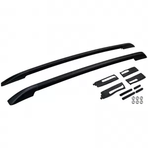 Black aluminum roof rail retrofit suitable for Ford Ranger T6 T7 T8 2012-2022