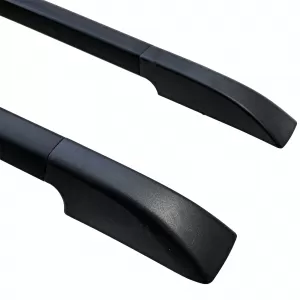 Black aluminum roof rail retrofit suitable for Ford Ranger T6 T7 T8 2012-2022