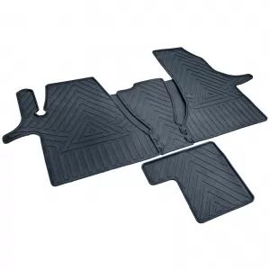 Premium rubber floor mat set, 8-piece, for VW T6.1 Multivan from year 2019