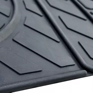 Premium rubber floor mat 2-piece 2nd row rear fits VW T5 T6 T6.1